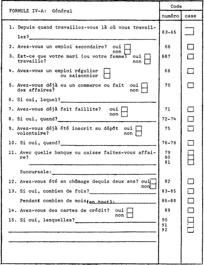 format de questionnaire sur le comportement des consommateurs