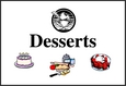Illustrations représentant des exemples de desserts.