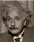 Albert Einstein.