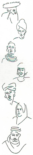 Des gens de différentes origines