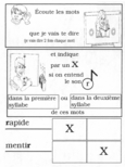 Dans la première ou dans la deuxième syllabe? (1 de 3)