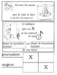 Dans la première ou dans la deuxième syllabe (1 de 3).