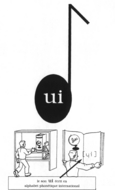 Le son ui écrit en alphabet phonétique international.