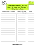 Fiche 24- Dépenses totales des recettes... Fiche 24- Dépenses totales des recettes...