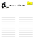 Fiche 2- Produits céréaliers Fiche 2- Produits céréaliers
