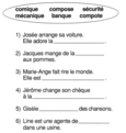 Exercice -Compléter les phrases suivantes.