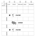 Exercice 6 - Fais ton horaire