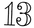 13