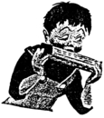 Un joueur d'harmonica