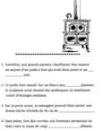 Exercice Le poêle à bois : Dictée trouée