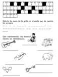 Exercice «Grammacrostiche»