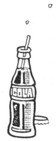 Bouteille de cola.