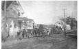 La construction de l'aqueduc en 1908.