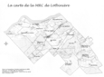 La carte de la MRC de Lotbinière.