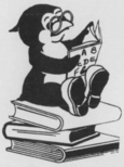Un pingouin qui lit un livre