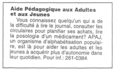 Exemple de communiqué.