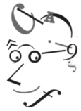 Image de Alphaludo, un visage formé de lettres