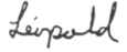 Signature de Léopold