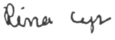 Signature de Rina Cyr