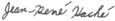 Signature de Jean-René Haché