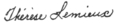 Signature de Thérèse Lemieux