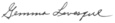 Signature de Gemma Lévesque