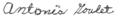 Signature d'Antonia Goulet