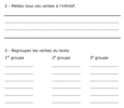Exercices de grammaire (2 de 2).