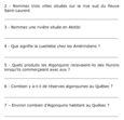 Exercices de compréhension (2 de 2).