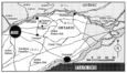 Carte géographique : Les chemins de fer dans l'est de l'Ontario vers 1915.