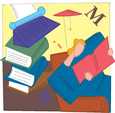 Personne qui lit un livre