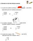 Exercice calculez le coût des articles scolaires