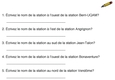 Exercice Les directions