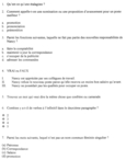 Le refus de Nancy - Questions de compréhension