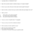 Le rêve perdu - Questions de compréhension