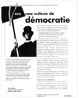 Vers une culture de démocratie (1 de 6).