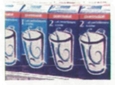 Des cartons de 2 L de lait