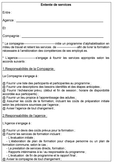 Modèle de contrat (1 de 2).